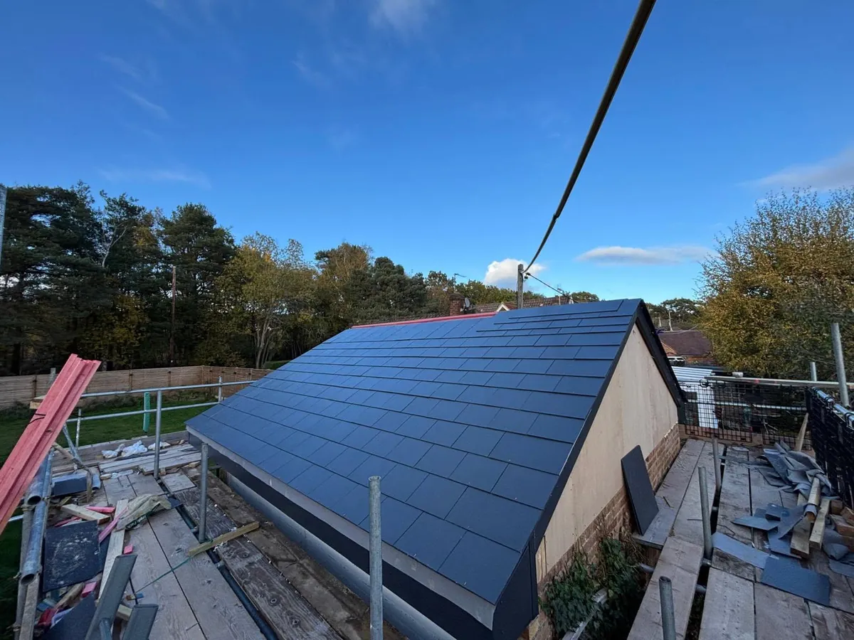 New flat roof covering and tiled roof on an Edinburgh property